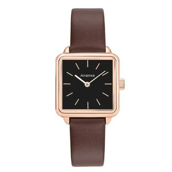 Edelstahlgewebe Uhr Dame Einfache Wasserdichte Armbanduhr Japanisches Quarzwerk Montres Femme