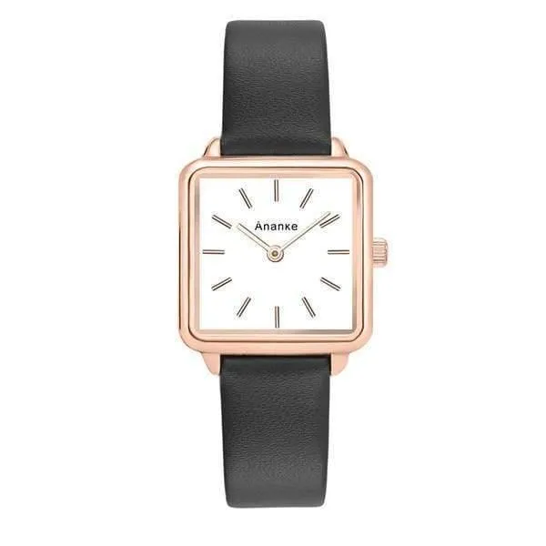 Edelstahlgewebe Uhr Dame Einfache Wasserdichte Armbanduhr Japanisches Quarzwerk Montres Femme