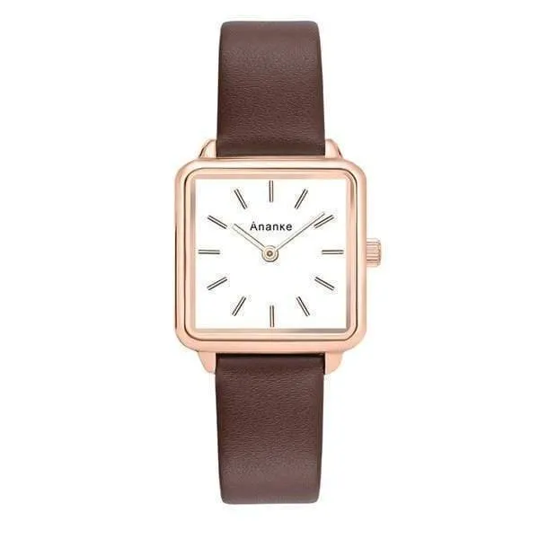Edelstahlgewebe Uhr Dame Einfache Wasserdichte Armbanduhr Japanisches Quarzwerk Montres Femme
