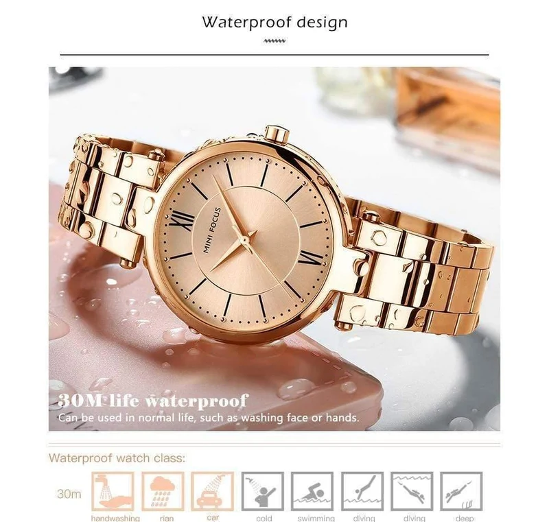 Damenuhren wasserdicht Mode Damenuhr für Damen Damen Armbanduhr Relogio Feminino Montre Femme