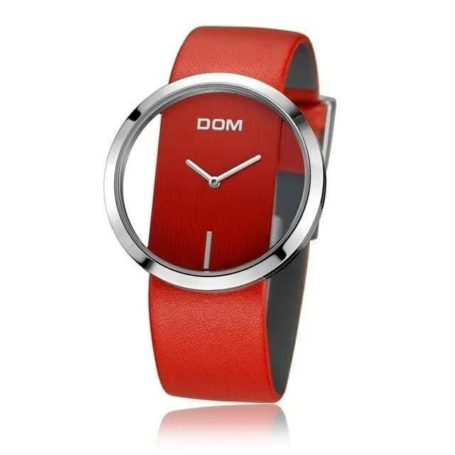 Frauen Luxus Mode Casual 30 m wasserdichte Quarzuhren Echtlederarmband Sport Damen elegante Armbanduhr Mädchen