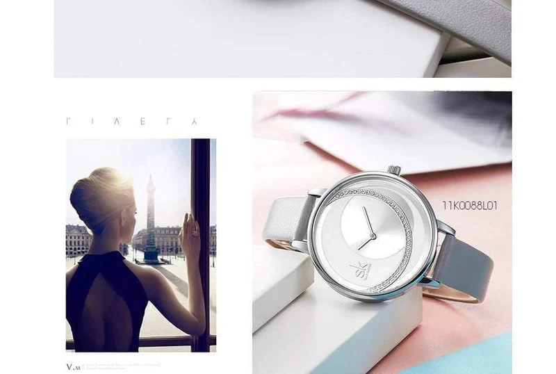 Frauen-Uhr-Art- und Weisewasserdichte Rhinestone-Dame Watch Elegant Unique Casual Stainless Steel Creative