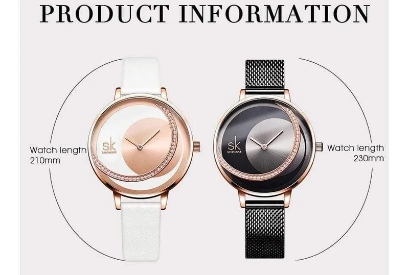 Frauen-Uhr-Art- und Weisewasserdichte Rhinestone-Dame Watch Elegant Unique Casual Stainless Steel Creative