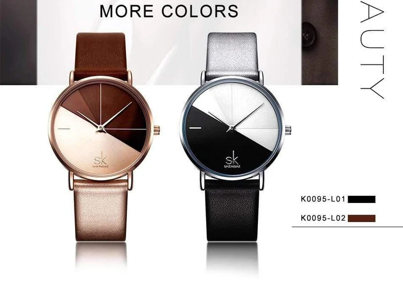 Damenuhren, modische Leder-Armbanduhr, Vintage-Damenuhr, unregelmäßige Uhr, Damenmode, Bajan, Kol, Saati, Montre feminino