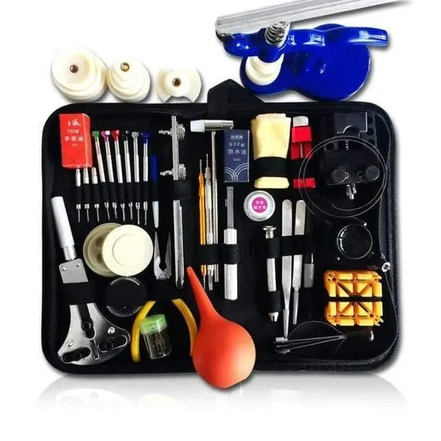 Uhr-Reparatur-Werkzeug-Set für Uhren, Band, Uhren-Werkzeuge, Uhrmacher-Öffner-Werkzeug-Set, professionelle Reparatur-Werkzeuge