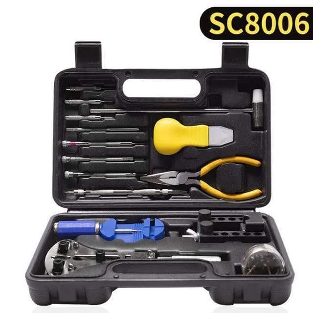 Uhr-Reparatur-Werkzeug-Set für Uhren, Band, Uhren-Werkzeuge, Uhrmacher-Öffner-Werkzeug-Set, professionelle Reparatur-Werkzeuge