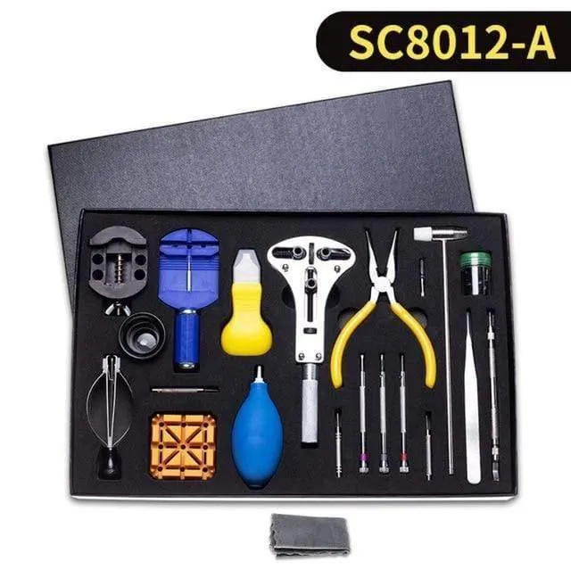 Uhr-Reparatur-Werkzeug-Set für Uhren, Band, Uhren-Werkzeuge, Uhrmacher-Öffner-Werkzeug-Set, professionelle Reparatur-Werkzeuge