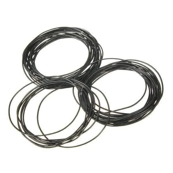 500pcs 0.8mm 31mm-40mm O-Ring Gummidichtungsscheiben Wasserdichte runde Uhrendichtungen