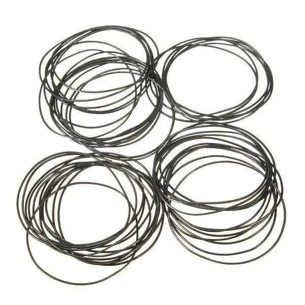 500pcs 0.8mm 31mm-40mm O-Ring Gummidichtungsscheiben Wasserdichte runde Uhrendichtungen