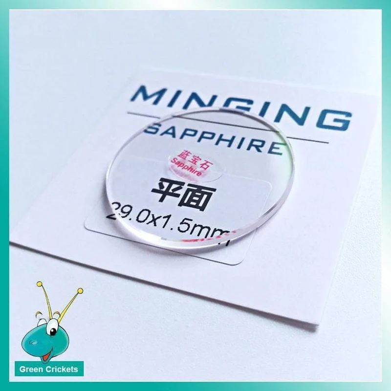 Ultratransparentes 1.5 mm dickes 39 mm-42 mm flaches, rundes Saphir-Uhrenglas, Ersatzuhr-Saphirglas