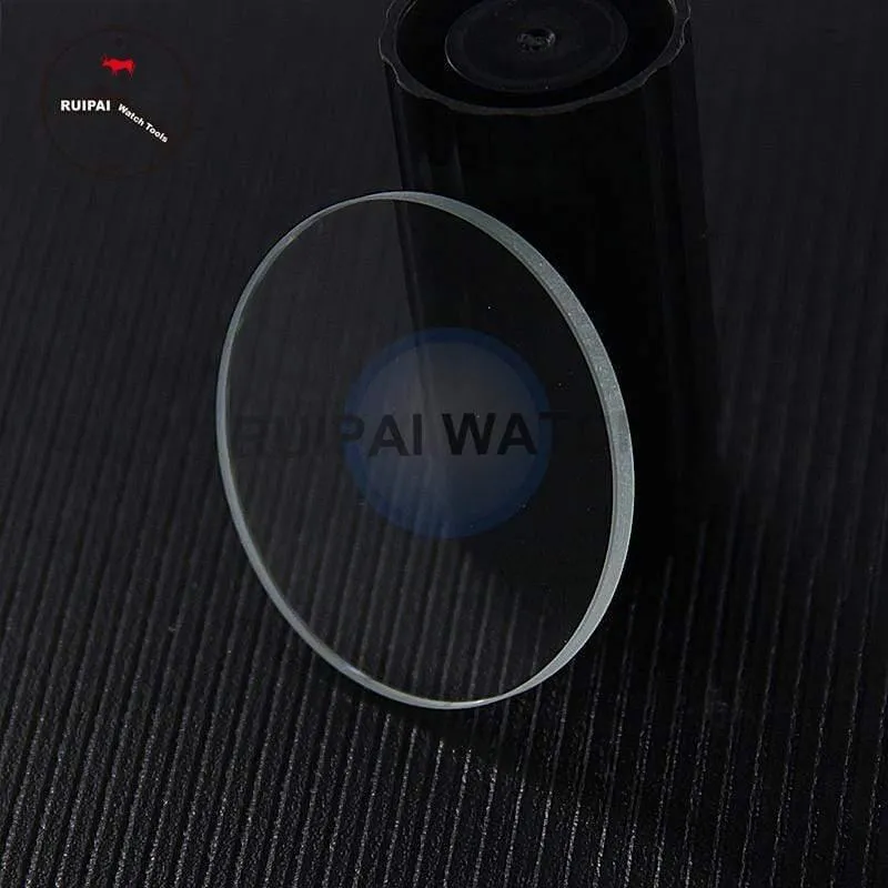 2pcs / lot 2.5mm starkes Uhrglas, 26.5mm-45mm imprägniern Uhr-Ersatzteil-Qualitätsuhr-Kristall, 2pcs-Uhrglas
