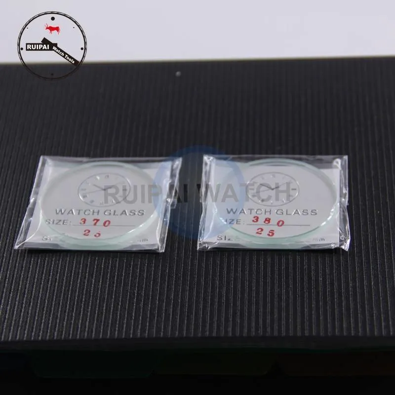 2pcs / lot 2.5mm starkes Uhrglas, 26.5mm-45mm imprägniern Uhr-Ersatzteil-Qualitätsuhr-Kristall, 2pcs-Uhrglas
