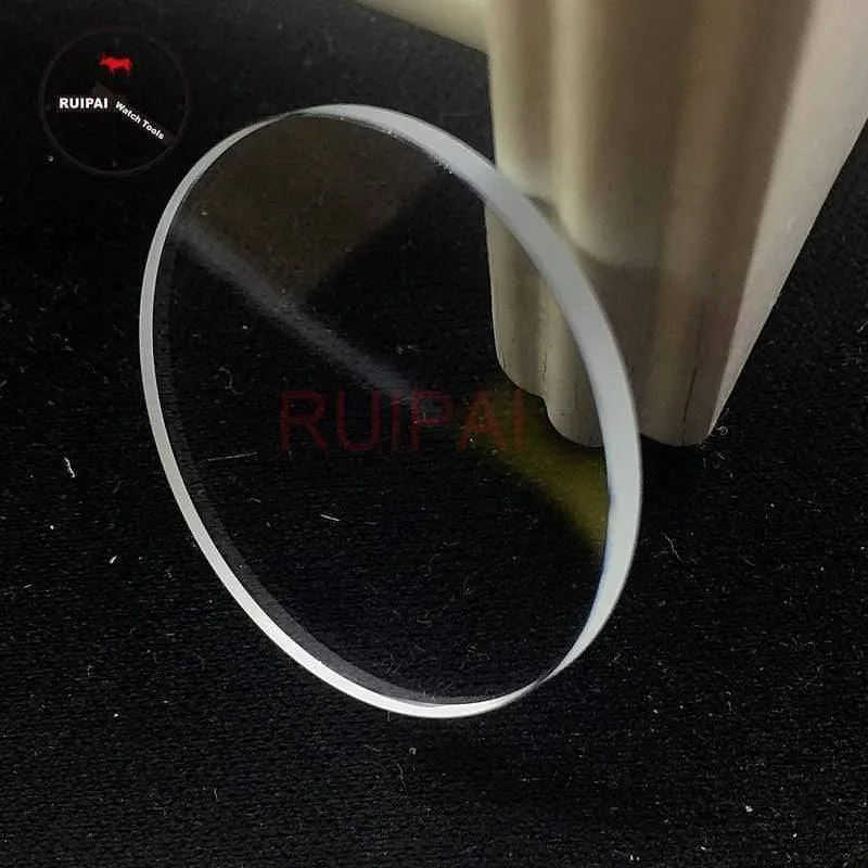 2pcs / lot 2.5mm starkes Uhrglas, 26.5mm-45mm imprägniern Uhr-Ersatzteil-Qualitätsuhr-Kristall, 2pcs-Uhrglas
