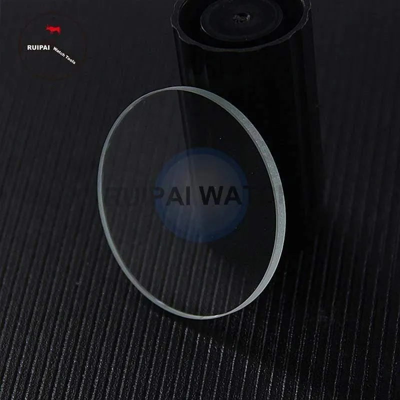 2pcs / lot 2.5mm starkes Uhrglas, 26.5mm-45mm imprägniern Uhr-Ersatzteil-Qualitätsuhr-Kristall, 2pcs-Uhrglas