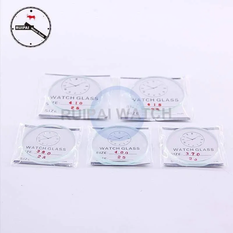 2pcs / lot 2.5mm starkes Uhrglas, 26.5mm-45mm imprägniern Uhr-Ersatzteil-Qualitätsuhr-Kristall, 2pcs-Uhrglas