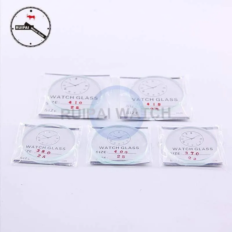 2pcs / lot 2.5mm starkes Uhrglas, 26.5mm-45mm imprägniern Uhr-Ersatzteil-Qualitätsuhr-Kristall, 2pcs-Uhrglas
