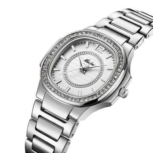 Uhren für Frauen Edelstahl Gold Damenuhr Diamant Armbanduhr Patek Armbanduhr