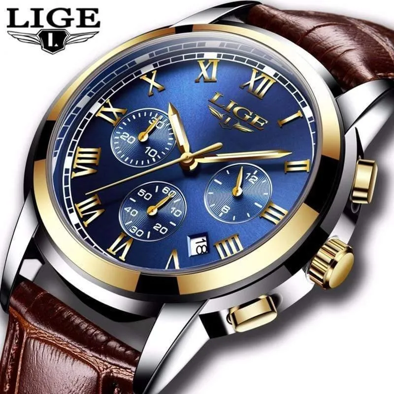 Uhren Herren Sport Wasserdicht Datum Analog Quarz Herrenuhren Chronograph Business Uhren Für Männer Relogio Masculino + Box