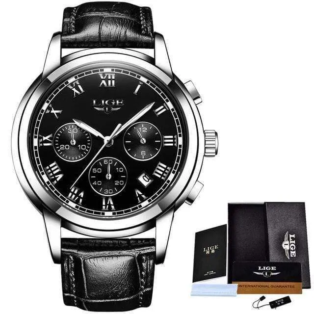 Uhren Herren Sport Wasserdicht Datum Analog Quarz Herrenuhren Chronograph Business Uhren Für Männer Relogio Masculino + Box