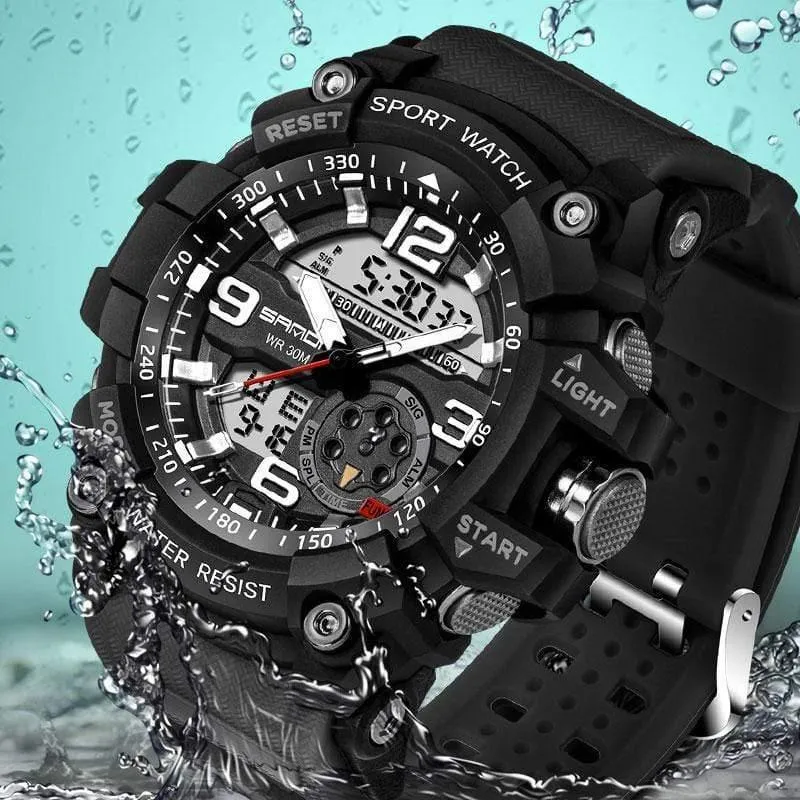 Herrenuhren Top-Marke Luxus Military Quarzuhr Männer wasserdicht S Shock Armbanduhren relogio masculino