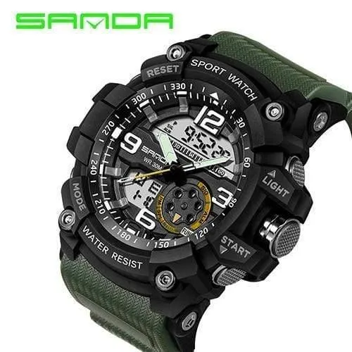 Herrenuhren Top-Marke Luxus Military Quarzuhr Männer wasserdicht S Shock Armbanduhren relogio masculino