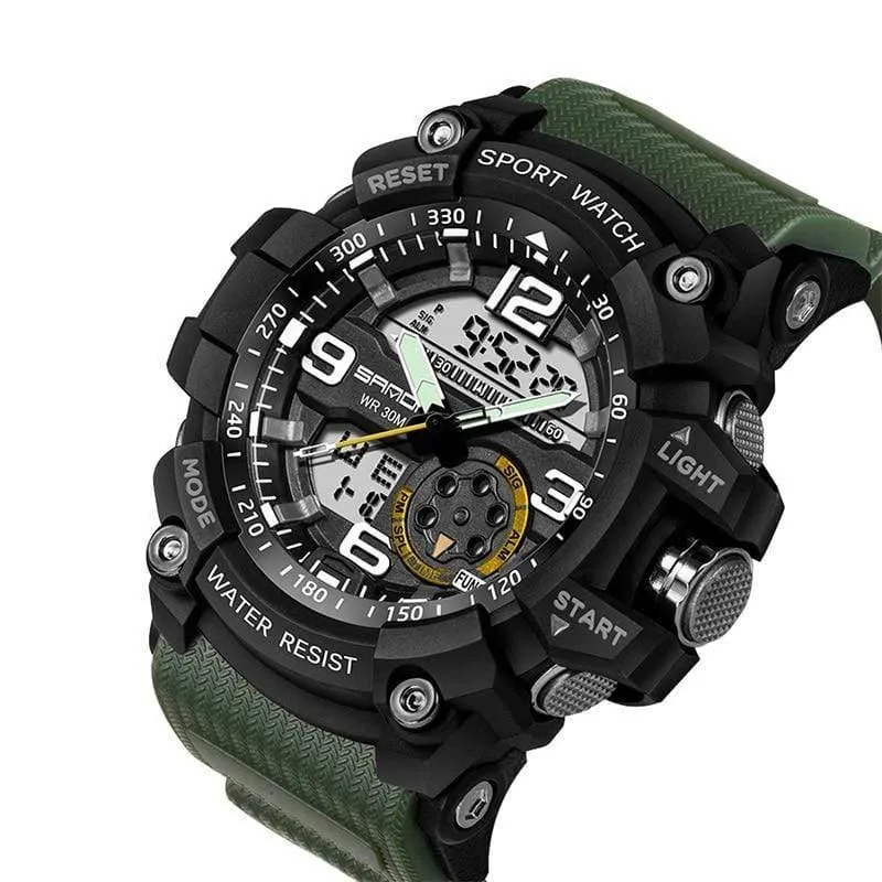 Herrenuhren Top-Marke Luxus Military Quarzuhr Männer wasserdicht S Shock Armbanduhren relogio masculino