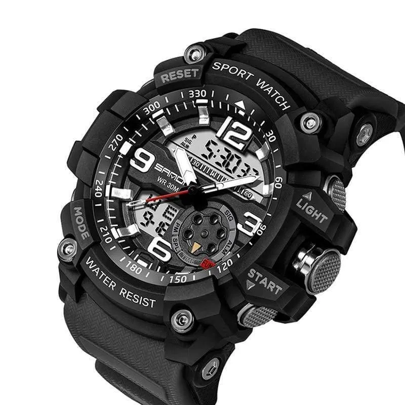 Herrenuhren Top-Marke Luxus Military Quarzuhr Männer wasserdicht S Shock Armbanduhren relogio masculino