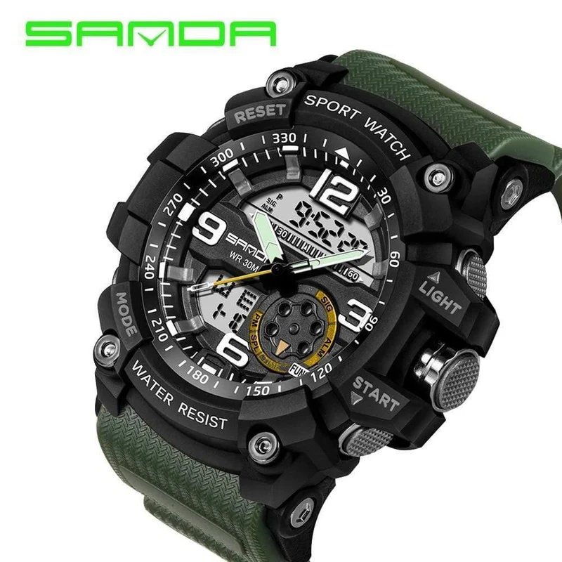 Herrenuhren Top-Marke Luxus Military Quarzuhr Männer wasserdicht S Shock Armbanduhren relogio masculino