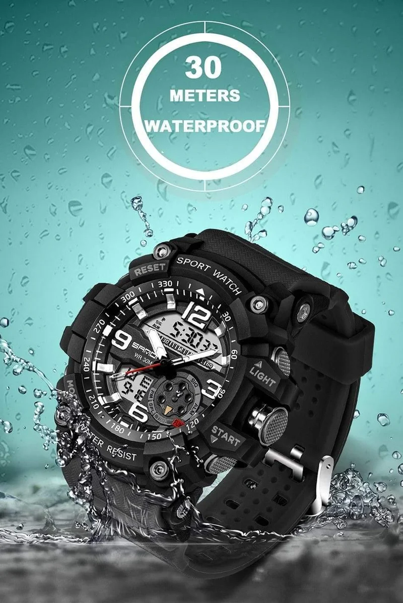 Herrenuhren Top-Marke Luxus Military Quarzuhr Männer wasserdicht S Shock Armbanduhren relogio masculino