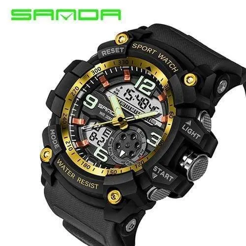 Herrenuhren Top-Marke Luxus Military Quarzuhr Männer wasserdicht S Shock Armbanduhren relogio masculino
