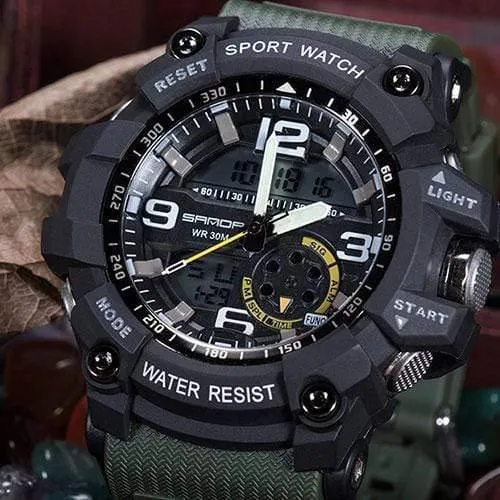 Herrenuhren Top-Marke Luxus Military Quarzuhr Männer wasserdicht S Shock Armbanduhren relogio masculino