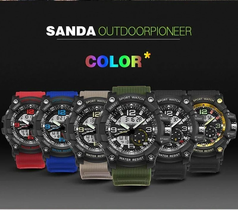 Herrenuhren Top-Marke Luxus Military Quarzuhr Männer wasserdicht S Shock Armbanduhren relogio masculino