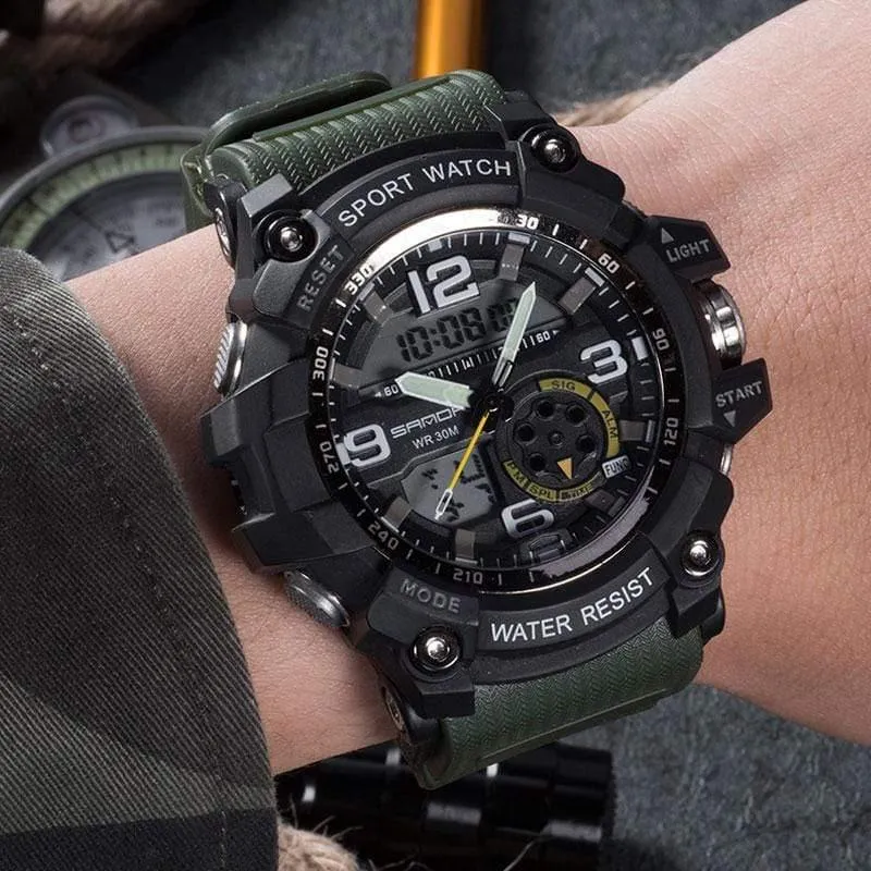 Herrenuhren Top-Marke Luxus Military Quarzuhr Männer wasserdicht S Shock Armbanduhren relogio masculino