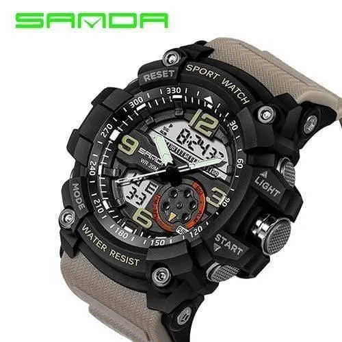Herrenuhren Top-Marke Luxus Military Quarzuhr Männer wasserdicht S Shock Armbanduhren relogio masculino