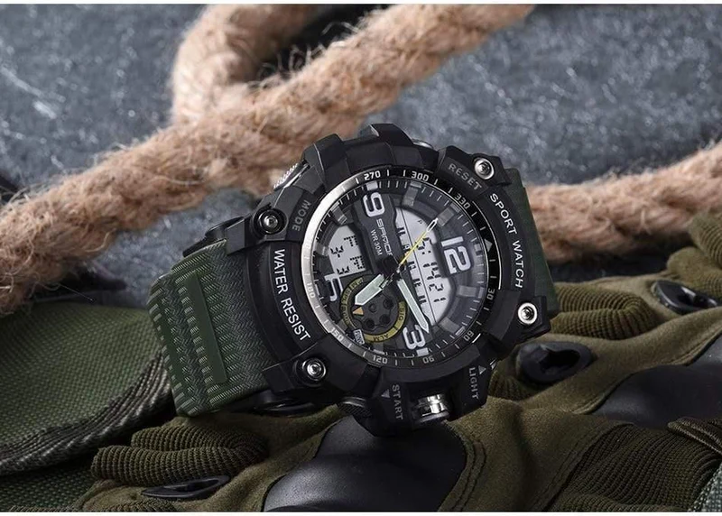 Herrenuhren Top-Marke Luxus Military Quarzuhr Männer wasserdicht S Shock Armbanduhren relogio masculino