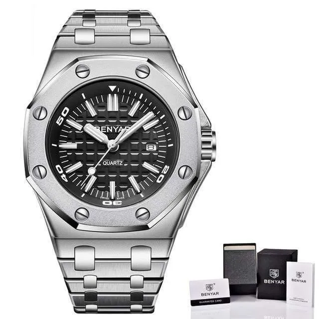 Männer Uhren Männlichen Top Marke Luxus Quarz Uhr Männer Casual Wasserdichte Sport Armbanduhr Relogio Masculino Box