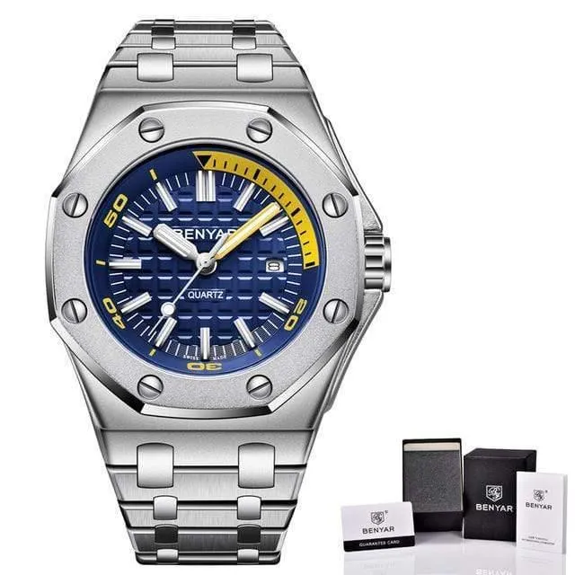 Männer Uhren Männlichen Top Marke Luxus Quarz Uhr Männer Casual Wasserdichte Sport Armbanduhr Relogio Masculino Box