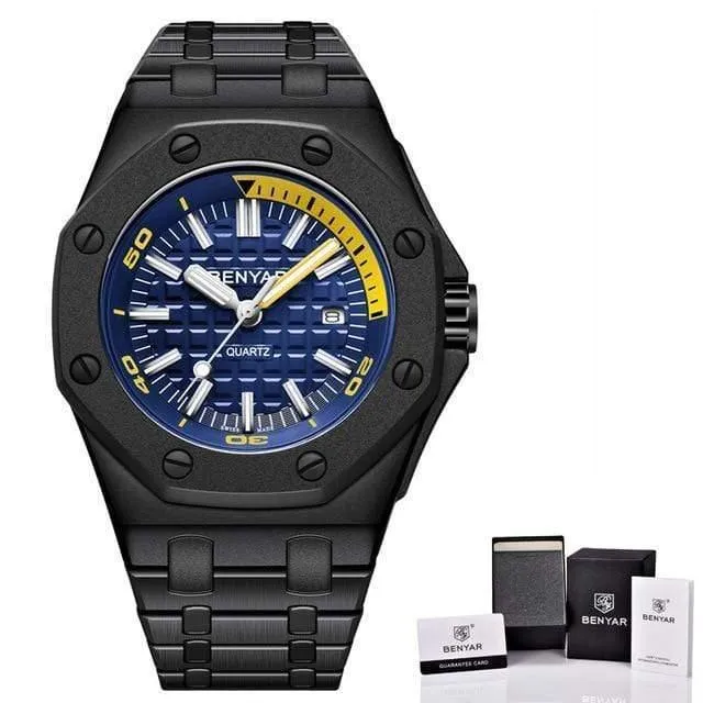 Männer Uhren Männlichen Top Marke Luxus Quarz Uhr Männer Casual Wasserdichte Sport Armbanduhr Relogio Masculino Box