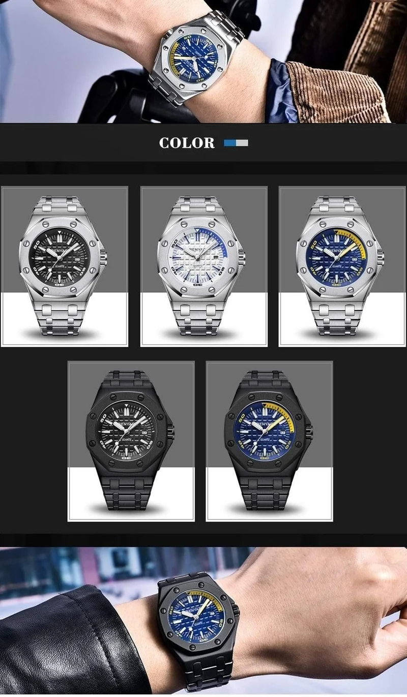 Männer Uhren Männlichen Top Marke Luxus Quarz Uhr Männer Casual Wasserdichte Sport Armbanduhr Relogio Masculino Box
