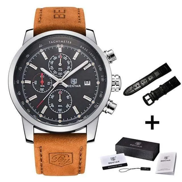 Chronograph Sport Herren Uhren Top Brand Luxus Quarz Uhr Reloj Hombre saat Uhr Männlichen stunde relogio Masculino