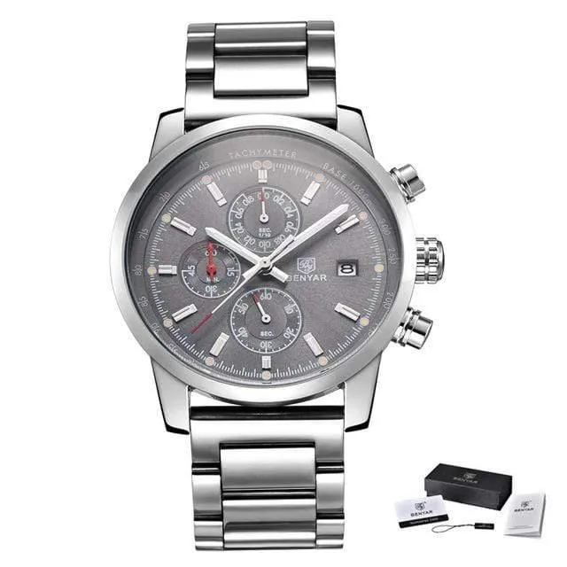 Chronograph Sport Herren Uhren Top Brand Luxus Quarz Uhr Reloj Hombre saat Uhr Männlichen stunde relogio Masculino