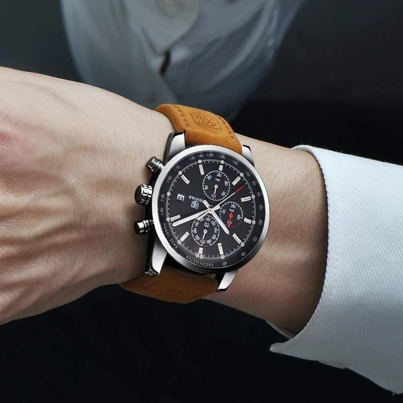 Chronograph Sport Herren Uhren Top Brand Luxus Quarz Uhr Reloj Hombre saat Uhr Männlichen stunde relogio Masculino