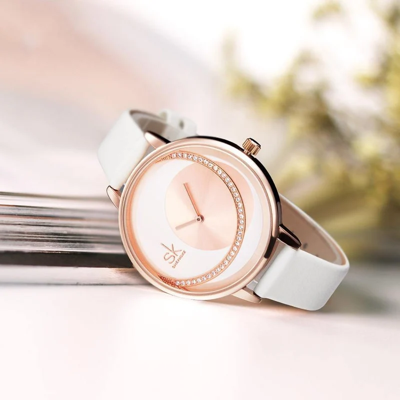 Frauen Quarzuhr Kreative Dünne Damen Armbanduhr Für Montre Femme Weibliche Uhr relogio feminino