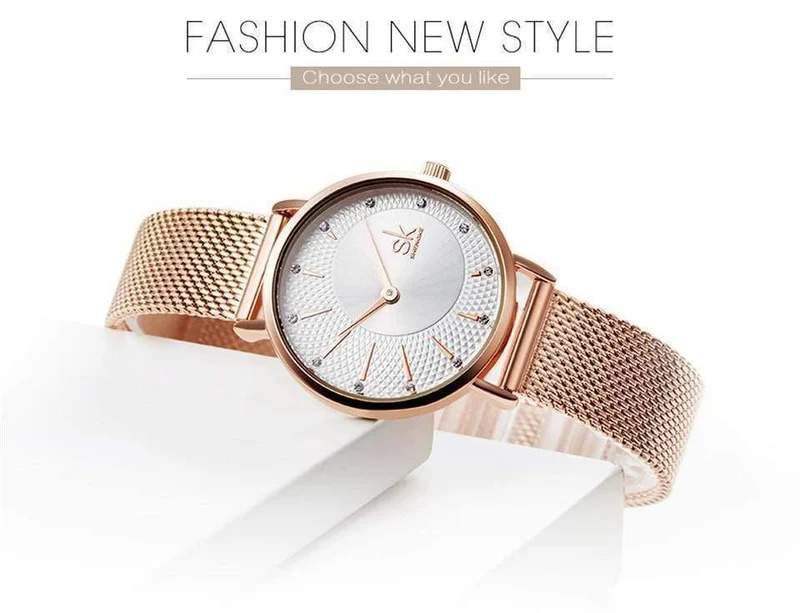 Frauen Uhr Top Marke Luxus Rose Gold Frauen Armbanduhr Für Damen Armbanduhr Montre Femme Relogio feminino