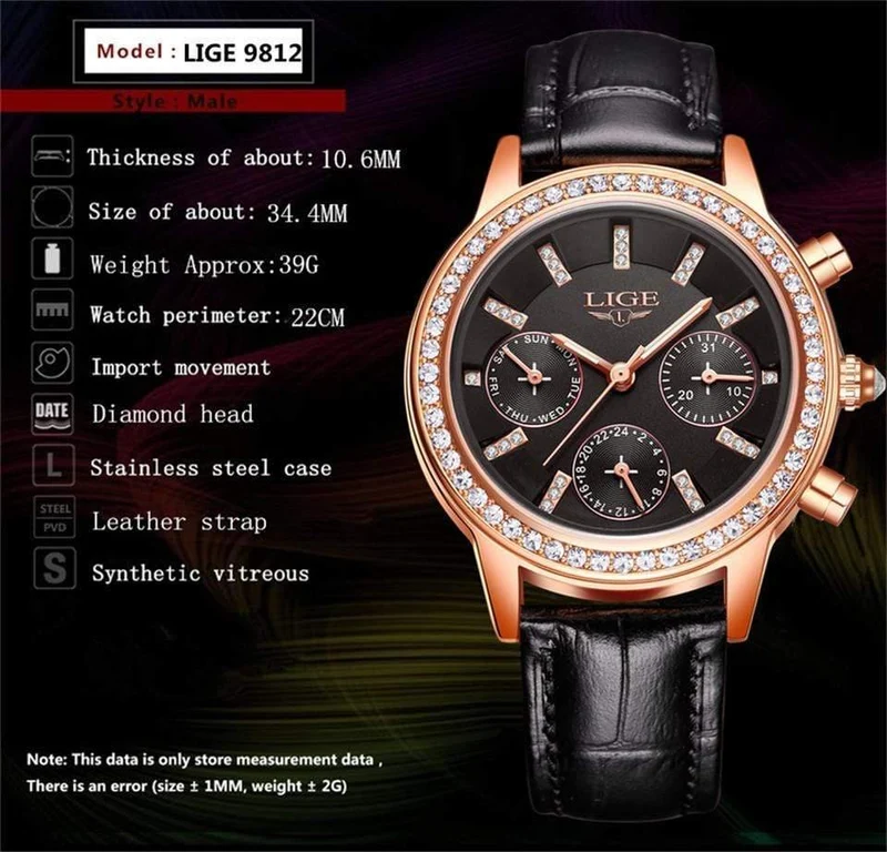 Frauen Uhr Top Marke Luxus Dame Quarzuhr Frauen Casual Leder Wasserdichte Sport Uhr Montre Femme