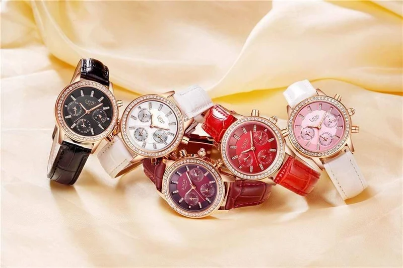 Frauen Uhr Top Marke Luxus Dame Quarzuhr Frauen Casual Leder Wasserdichte Sport Uhr Montre Femme