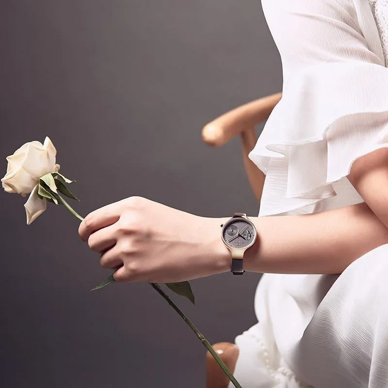 Frauen Uhren Top Marke Luxus Mode Weibliche Quarz Armbanduhr Damen Leder Wasserdichte Uhr Mädchen Relogio Feminino