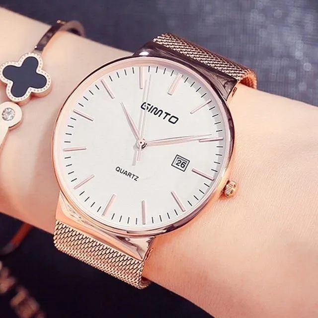 Damenuhr, minimalistisch, schlicht, stilvoll, luxuriös, lässig, Damenuhren, wasserdichte Kleid-Armbanduhr für Damen