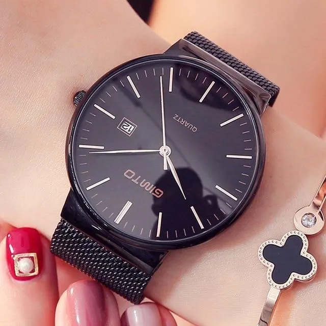 Damenuhr, minimalistisch, schlicht, stilvoll, luxuriös, lässig, Damenuhren, wasserdichte Kleid-Armbanduhr für Damen