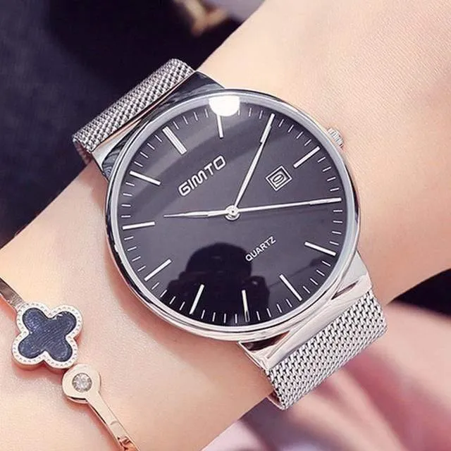 Damenuhr, minimalistisch, schlicht, stilvoll, luxuriös, lässig, Damenuhren, wasserdichte Kleid-Armbanduhr für Damen